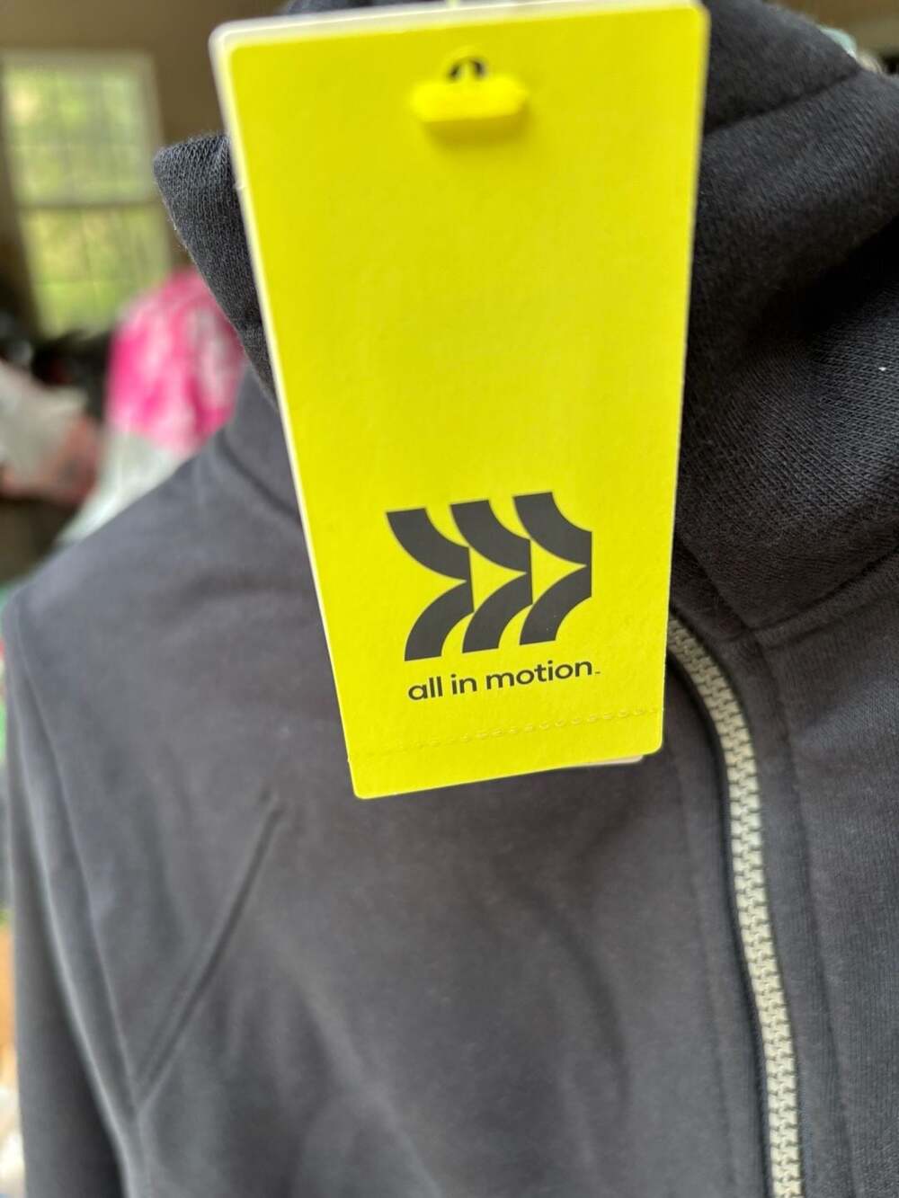 All In Motion Core Fleece 1/2 Zip Size M Black - Picture 2 of 3